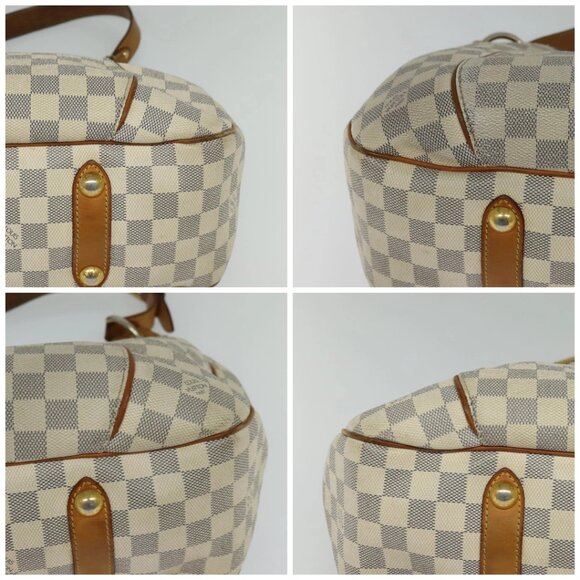 LOUIS VUITTON Damier Azur Galliera PM Shoulder Bag N55215 LV Auth 121403 - Picture 14 of 16